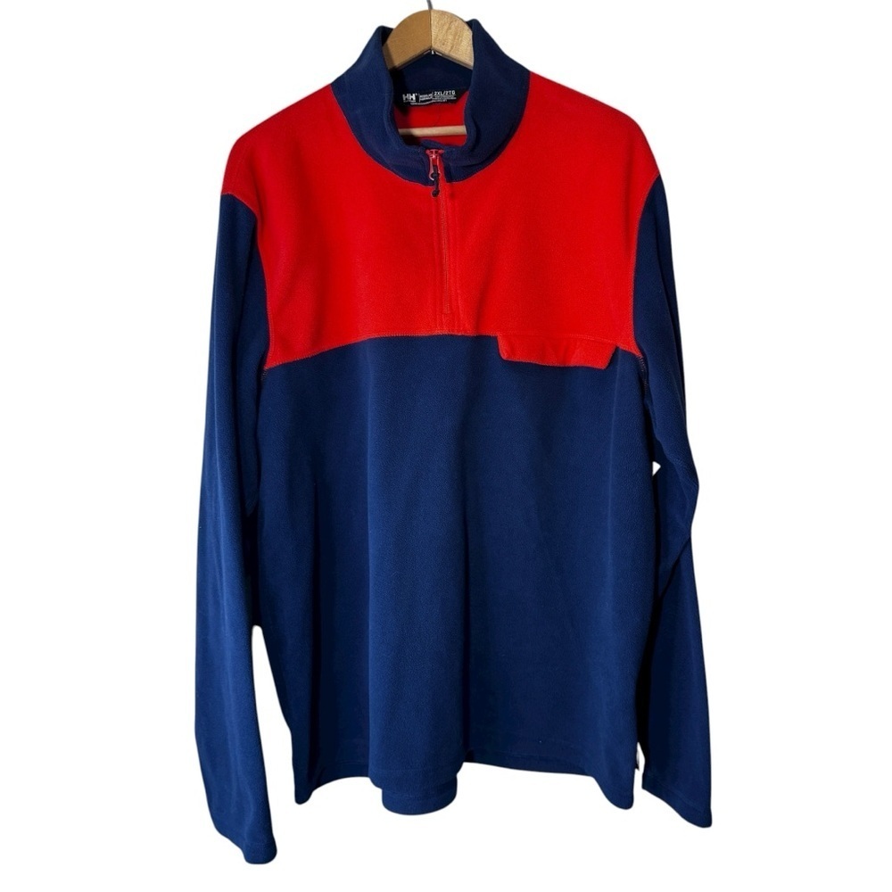 Helly Hansen Fleece Colourblock Long Sleeve Sweater Size 2XL